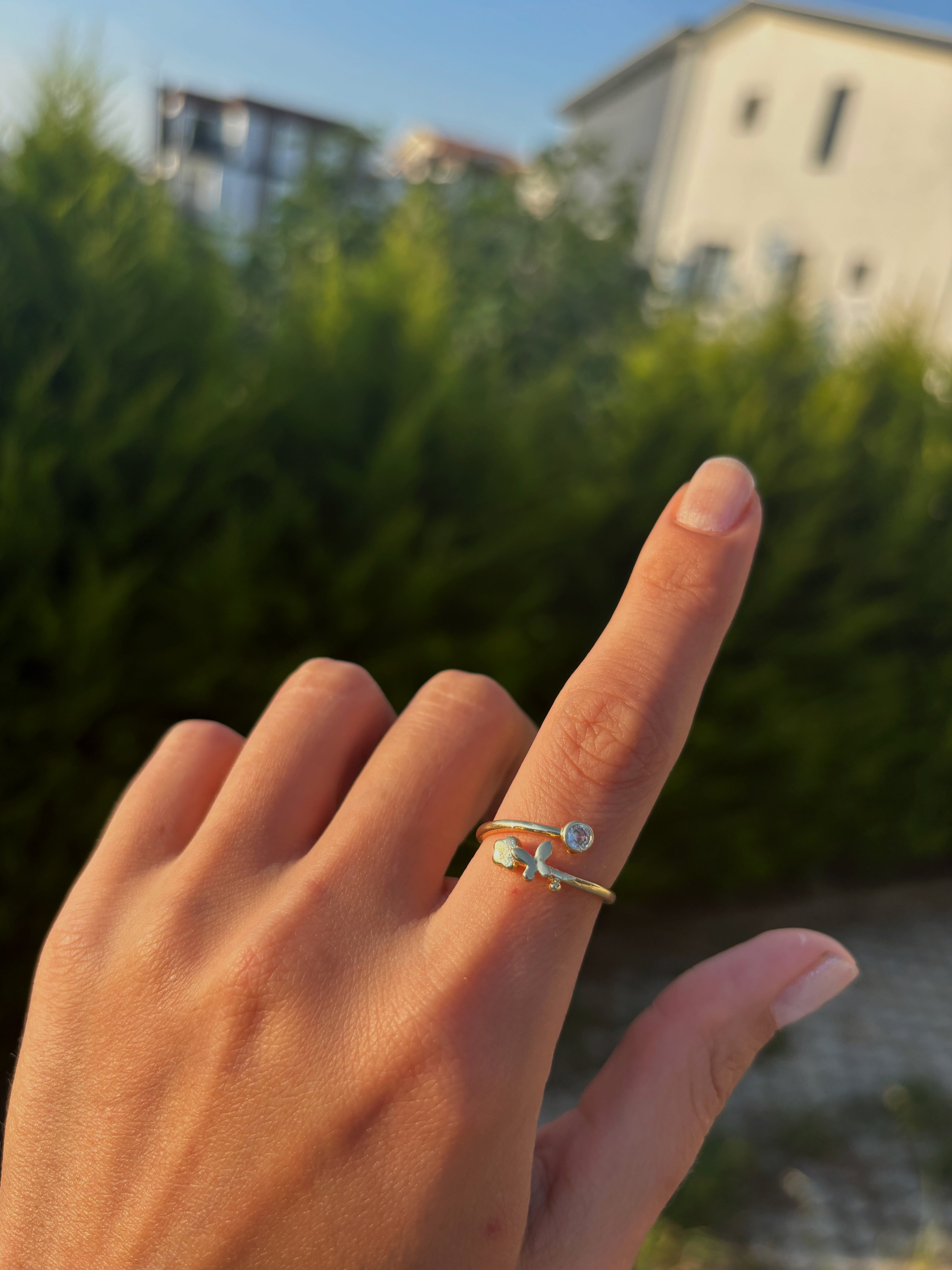 Kelebek Detay Ring