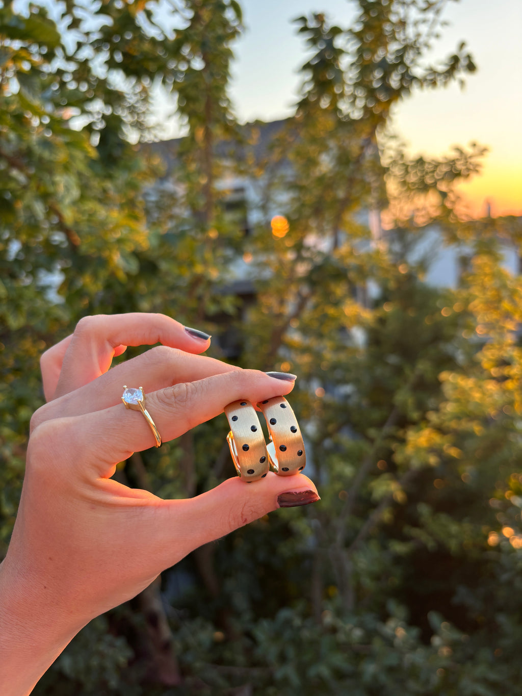 Modern Halka Küpe