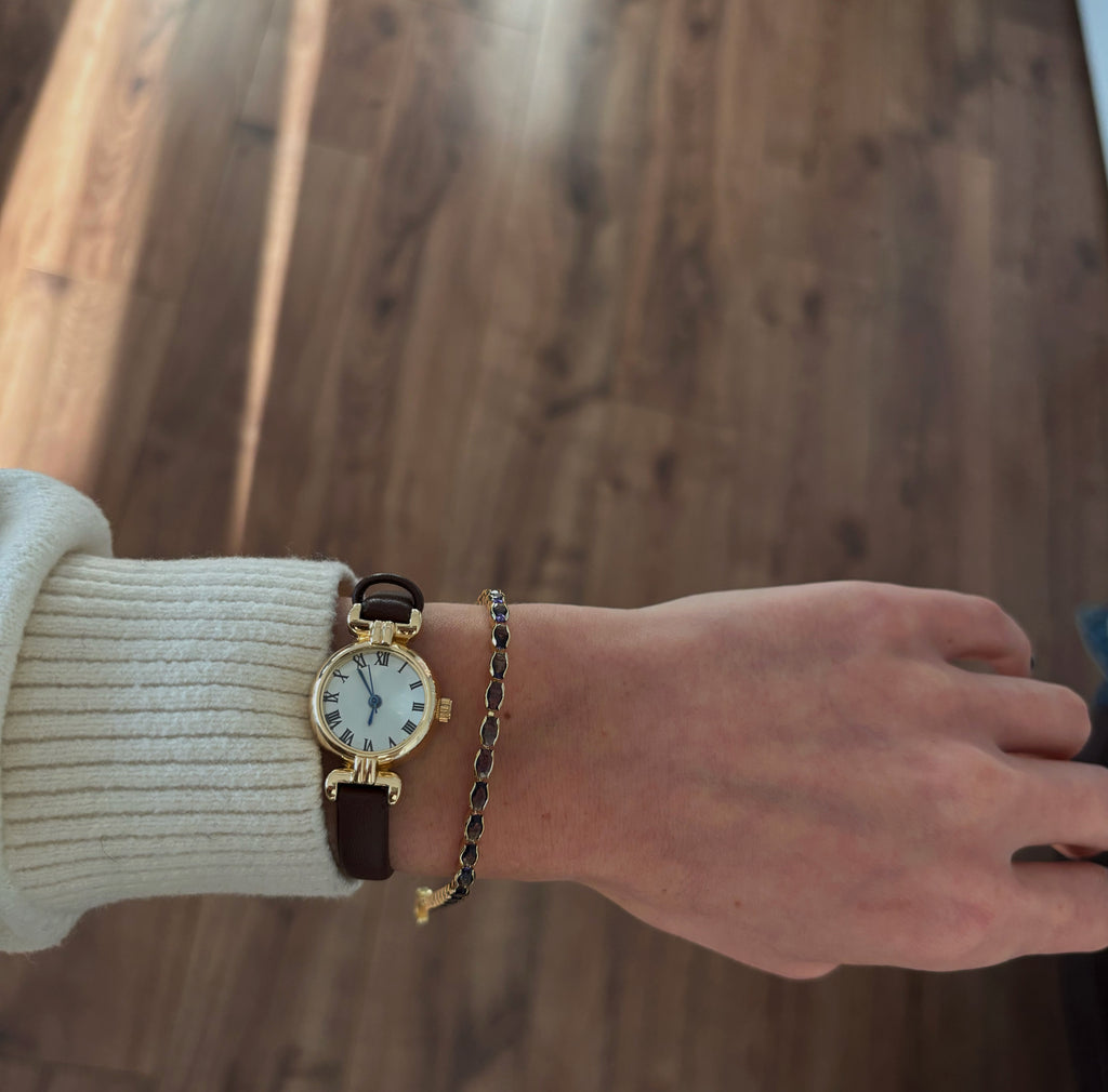 Mürdüm Erik Minimalist Çelik Bileklik