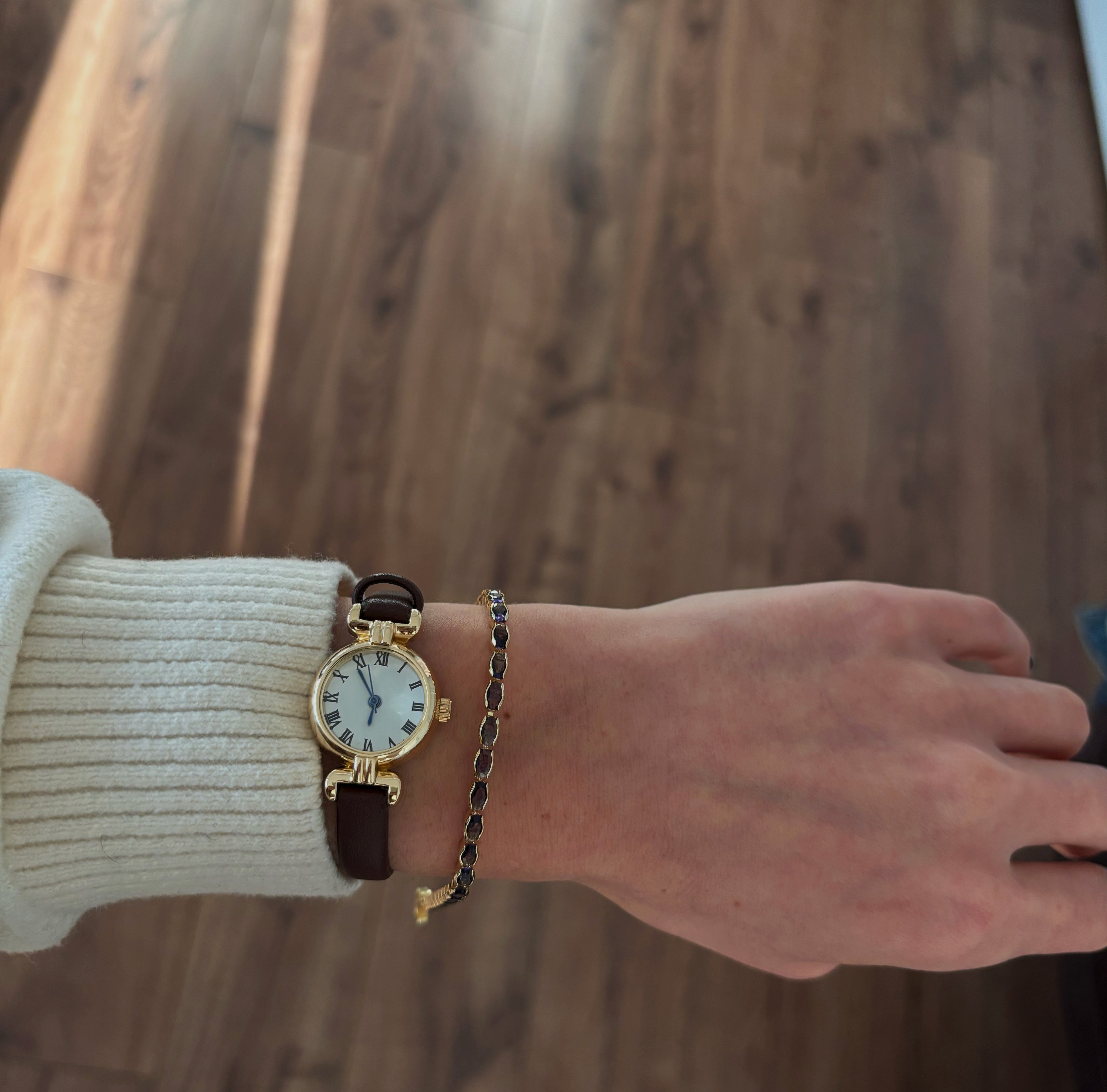 Mürdüm Erik Minimalist Çelik Bileklik
