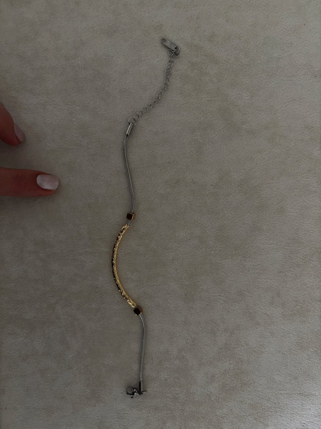 Selene Gold & Silver Geçişli Çelik Bileklik