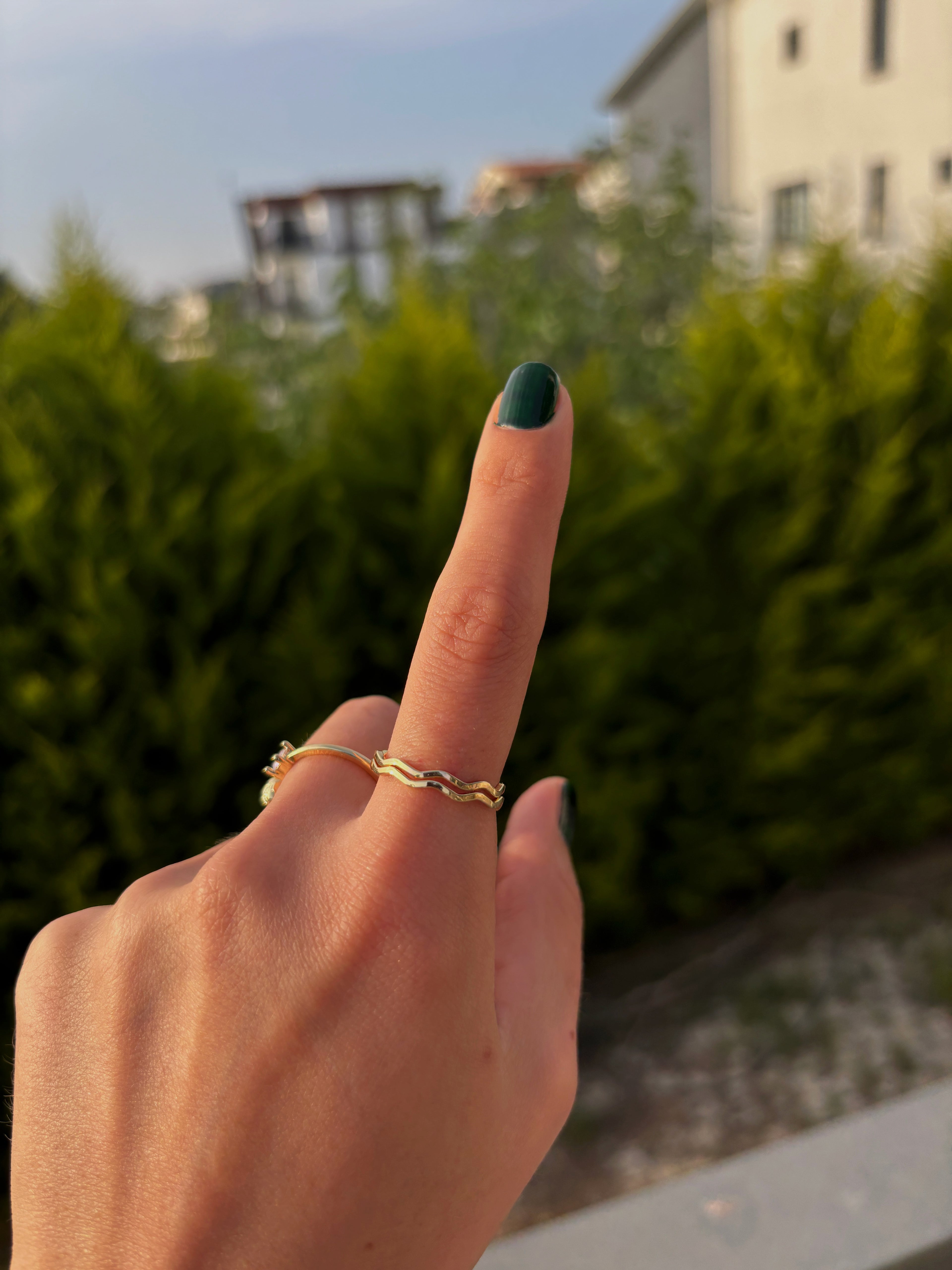 Minimalist Dalga Yüzük