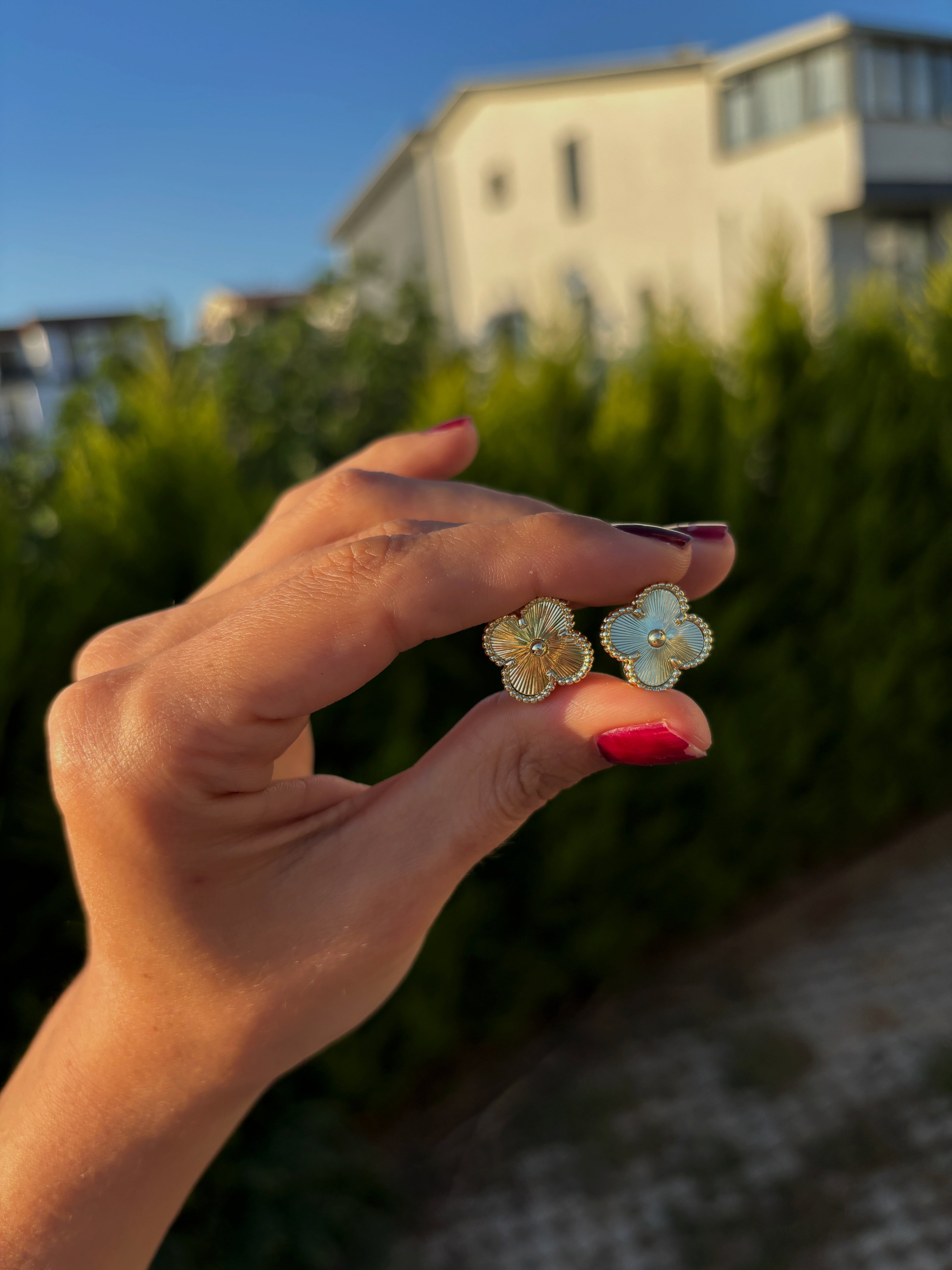 Luxe Yonca Küpe