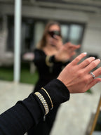Selene Gold & Silver Geçişli Çelik Bileklik