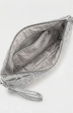 Yıldız Nakışlı Çapraz ve Clutch Çanta
