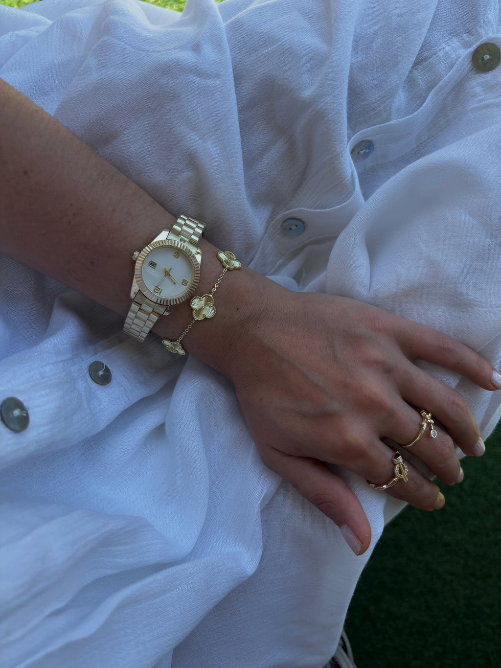 Gold Premium Steel Watch
