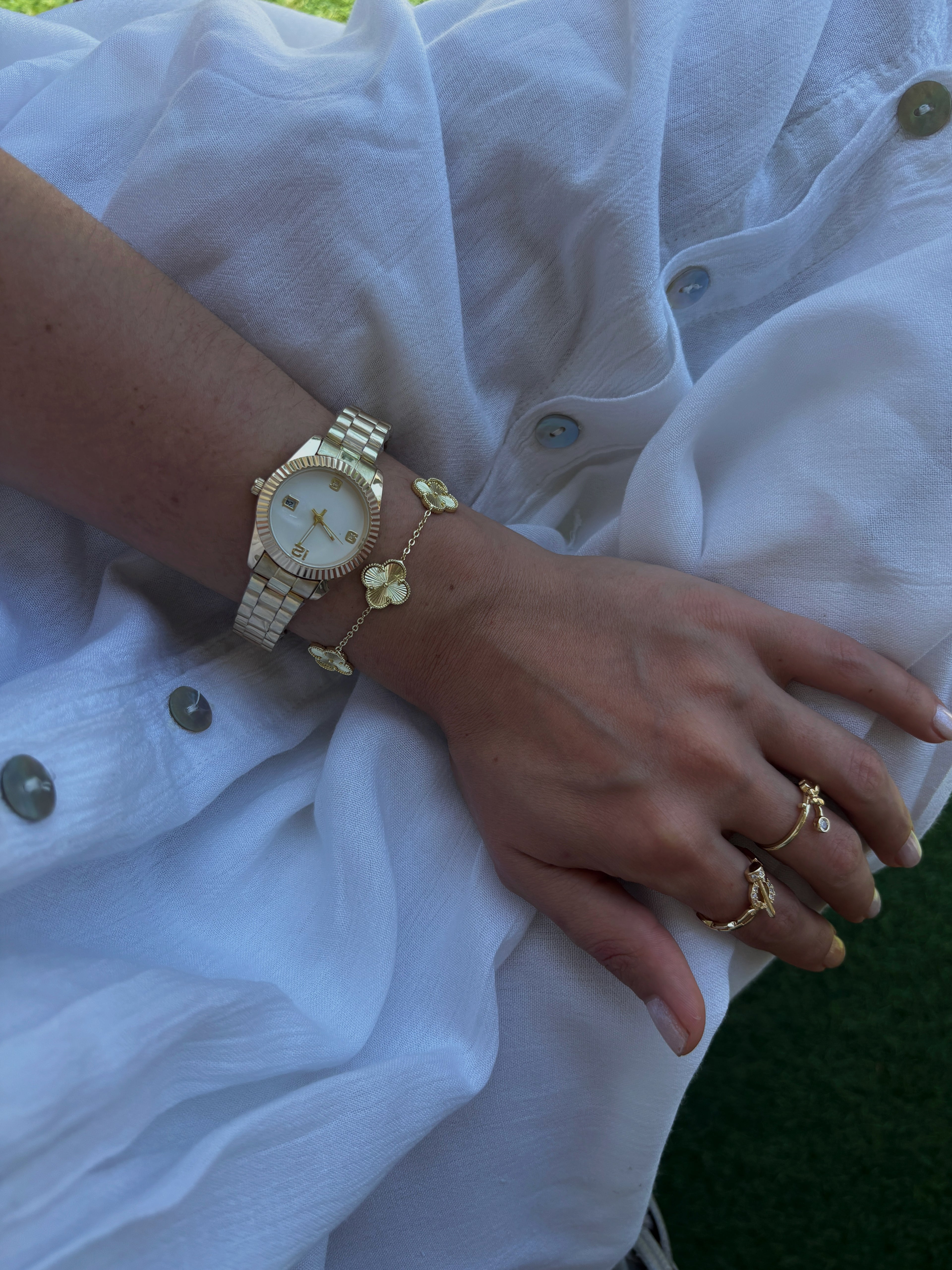 Gold Premium Steel Watch