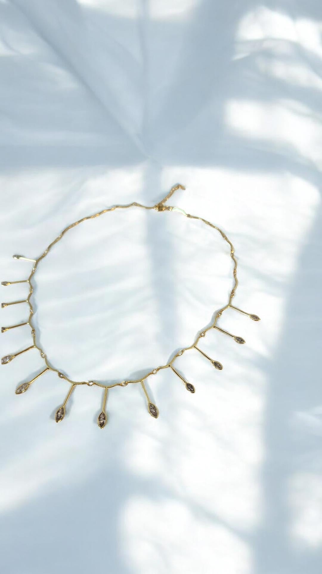 Işık Damlası Choker Kolye