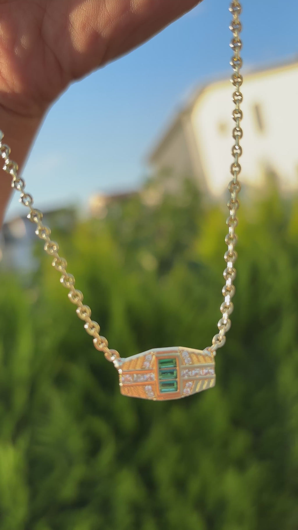 VIP Geometric Elegance Kolye